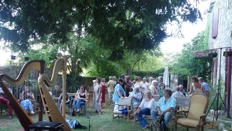 , Soirée magique au monastère avec harpe en Cévennes