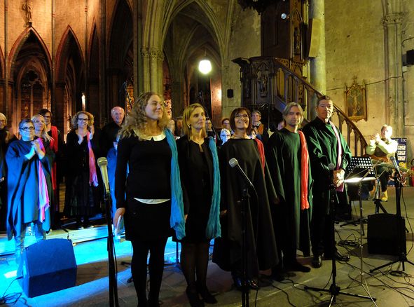 , L’ensemble vocal Gospel au cœur en concert à l’église